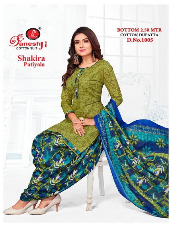 Ganeshji Shakira Vol-1 Indo Cotton Designer Dress Material